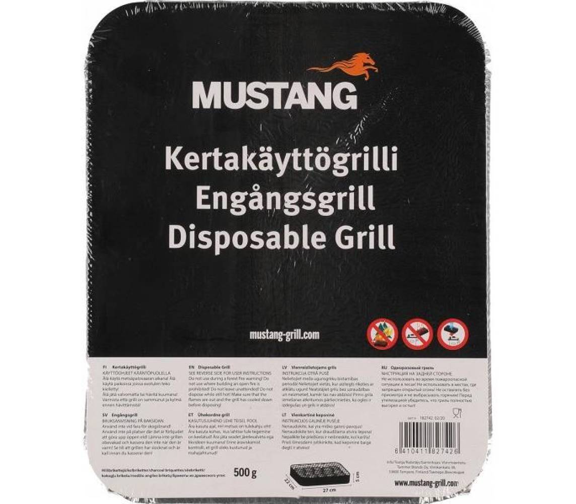 Söegrill ühekordne mustang