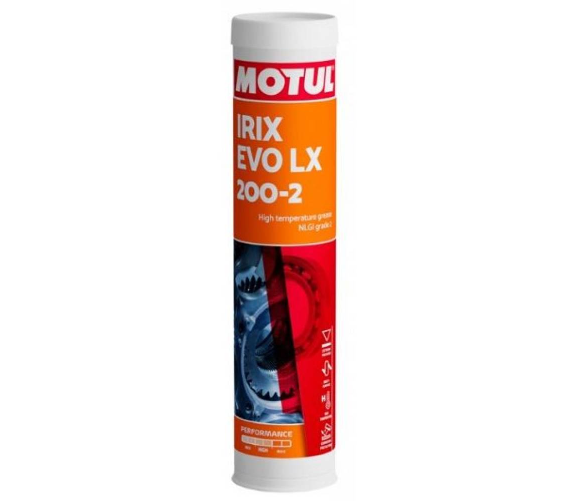 Motul tech irix evo lx 200-2 lithium complex üld- ja laagrimääre 400g/padrun (roheline)