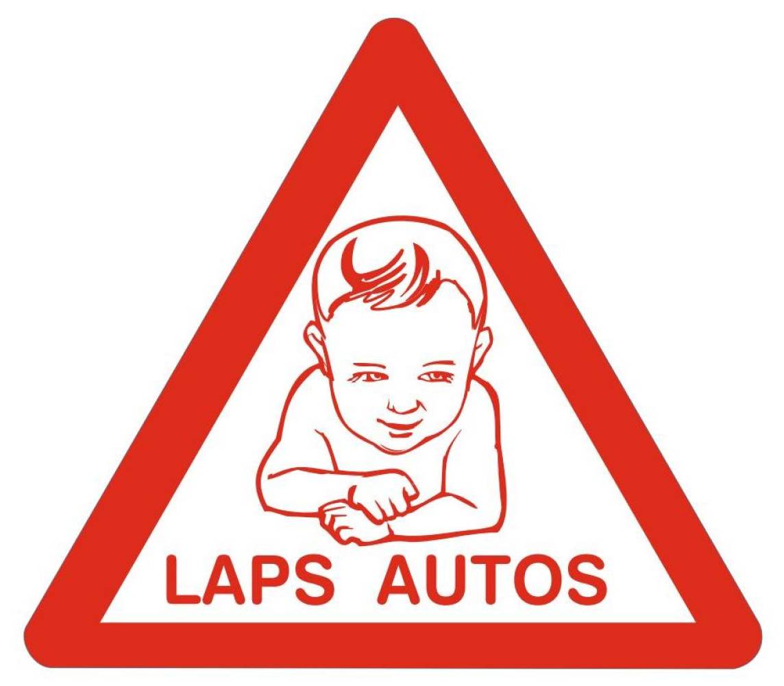 Kleebis "Laps autos"