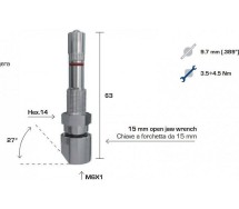 Tpms ventiil wonder 1353 veoauto valuveljele 9.7mm