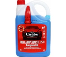 Carlake Premium -25 °C зимняя стеклоомывательная жидкость 4 л (этанол, с добавкой стекольного воска)