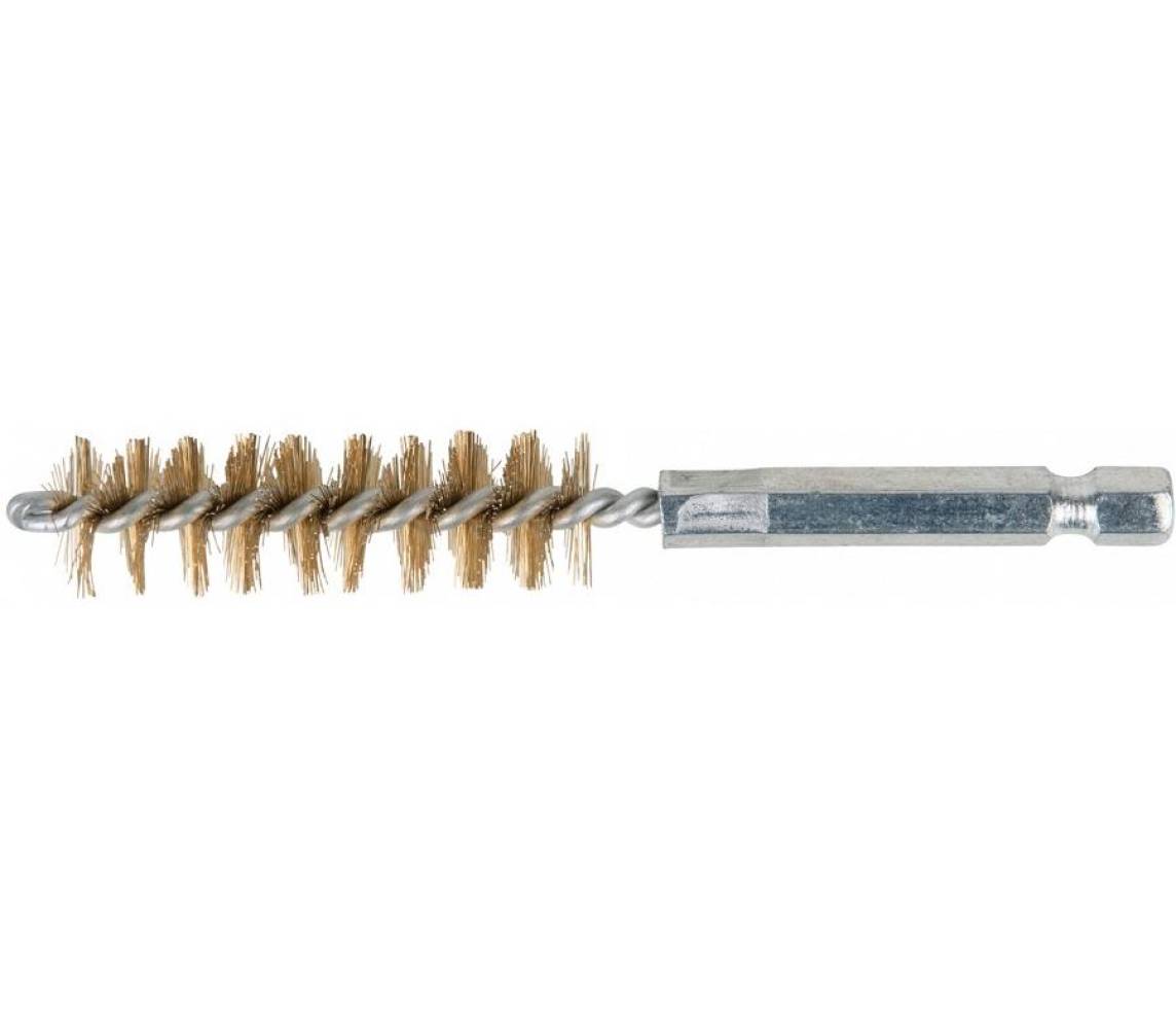 Щётка для дрели, латунная, шестигранный хвостовик 1/4", Ø 18 мм, KS Tools