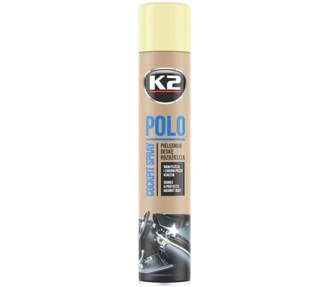 K2 polo cockpit vanilla läikiv salongihooldusvahend 750ml/ae