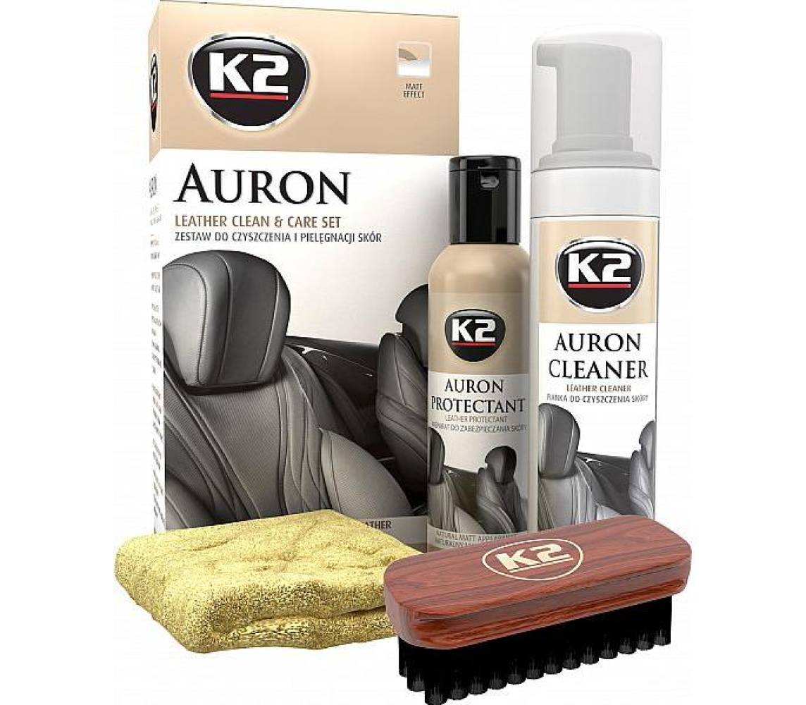 K2 auron leather clean & care kit naha puhastus- ja hoolduskomplekt