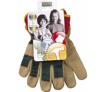 90088-7 sünteetiline nahk-puuvill töökindad laste Tegera