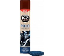K2 Polo Cockpit Coffee — глянцевый уход для салона (кофе), 750 мл (аэрозоль)