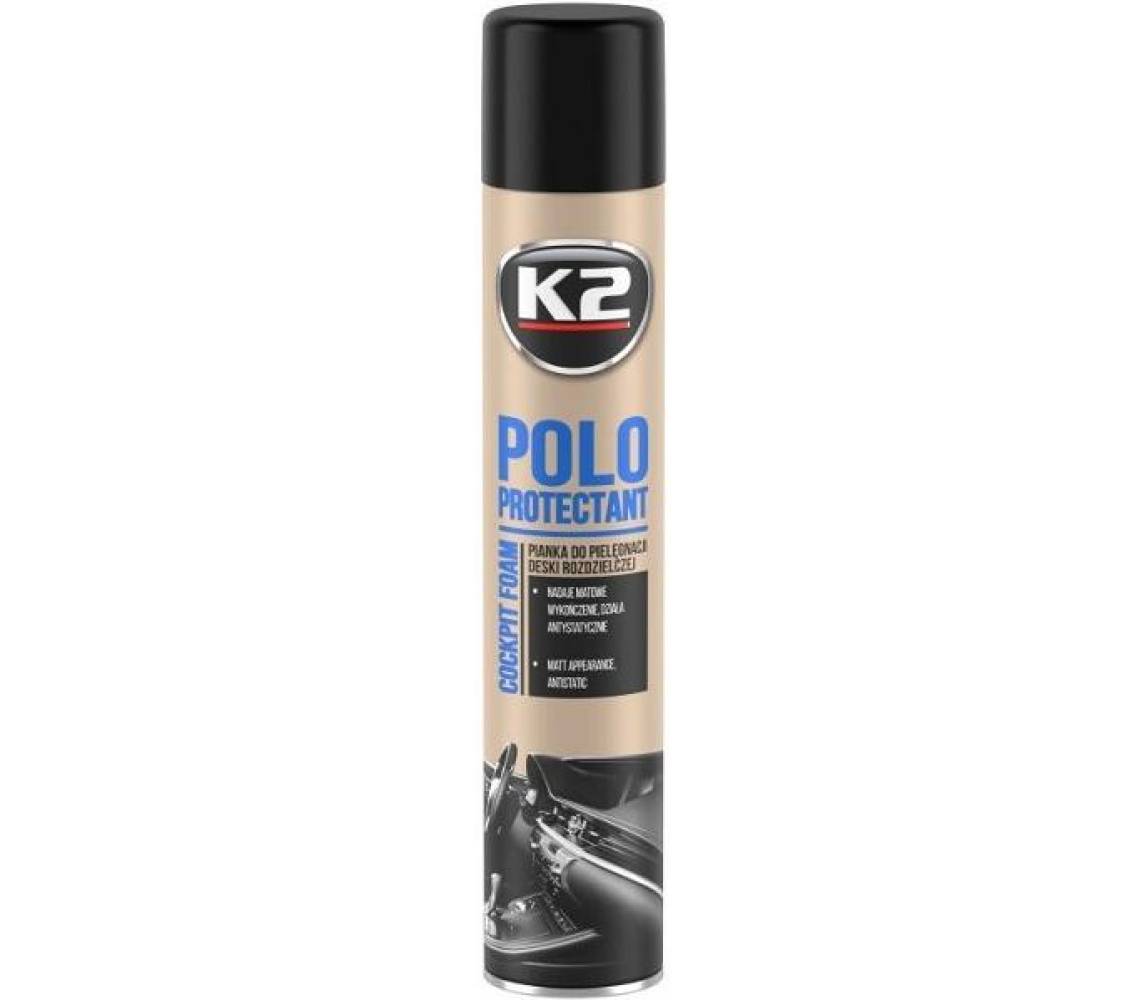 K2 Polo Protectant Fahren — матовый уход для салона, 750 мл (аэрозоль)