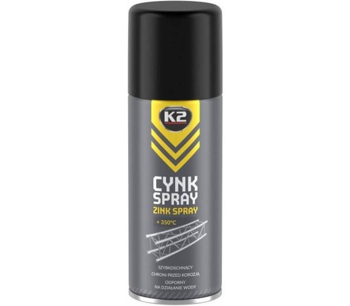 K2 Zinc Spray +350°C холодное цинкование 400 мл (аэрозоль)