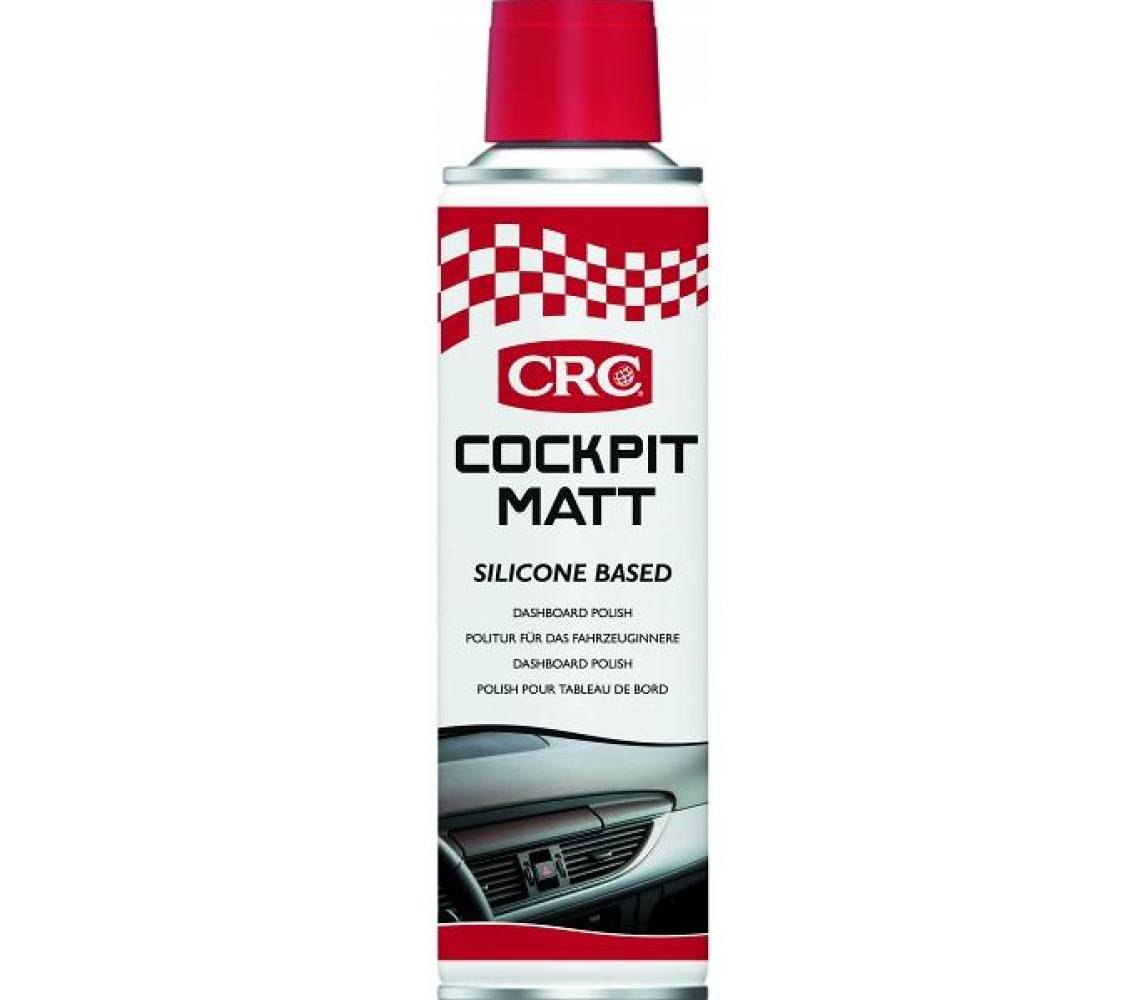 CRC Cockpit Matt — уход за пластиковыми поверхностями (матовый), 250 мл (аэрозоль)