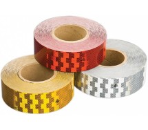 Valge helkurteip 50mm/ 1 meeter