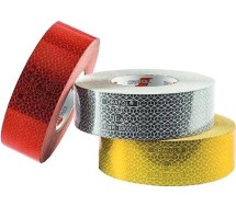 Valge helkurteip 50mm/ 1 meeter