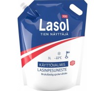 Lasol зимний стеклоомыватель -22 °C 3 л (пакет, этанол, без запаха)