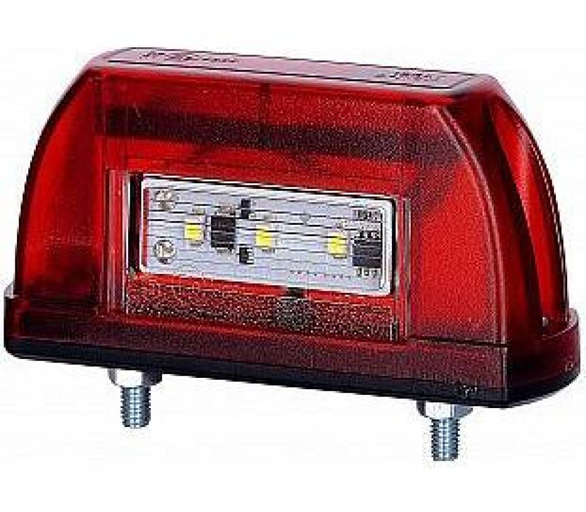 Numbrituli LED 12/24v väike 39x85mm punane