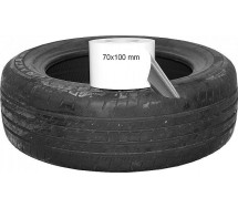 Rehvikleebis valge. 70x100/500tk rullis (tyre pluss)