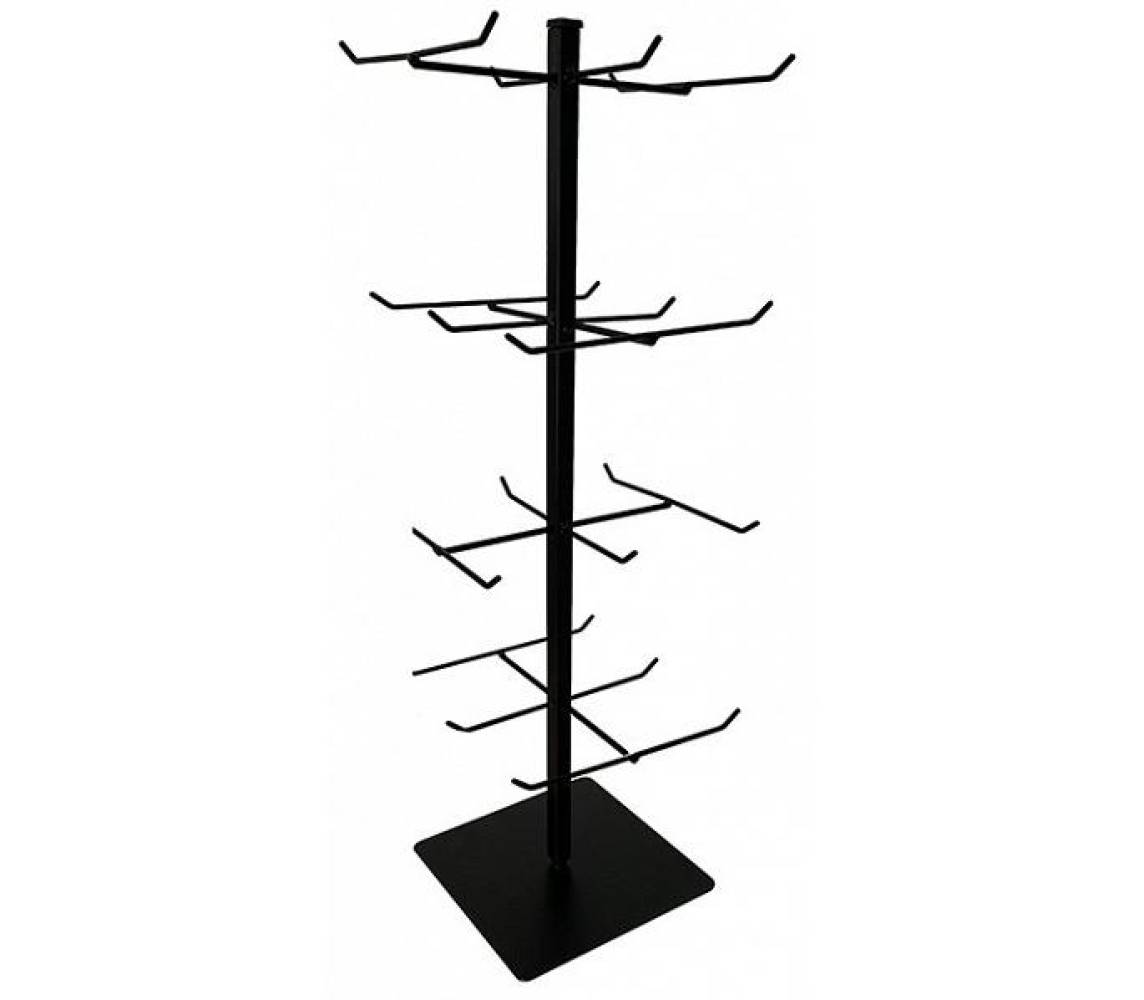Võtmehoidjate stend 24 konksu 66x22x22 cm
