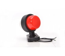 Sarvtuli LED skandinaavia punane/valge 12/24v