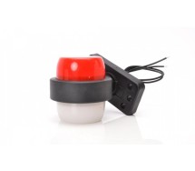 Sarvtuli LED skandinaavia punane/valge 12/24v