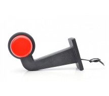 Sarvtuli LED kõver 90° 191mm vasak 12-24v