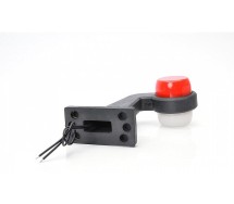 Sarvtuli LED kõver 90° 191mm vasak 12-24v