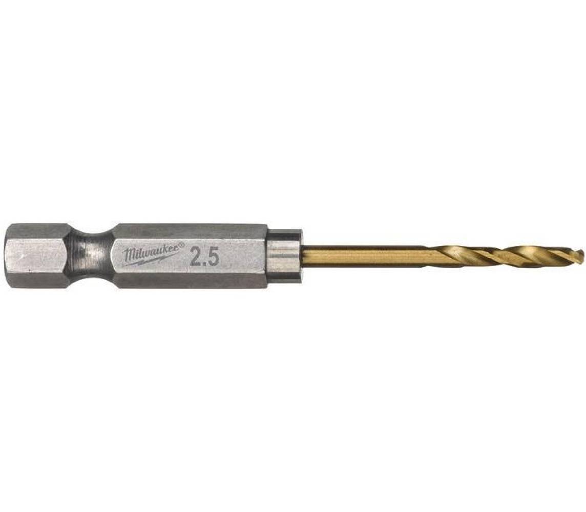 Metallipuur 2.5mm 2tk 1/4" löögikindel shockwave hss-g tin Milwaukee