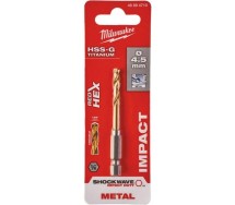 Metallipuur 4.5mm 1/4" löögikindel shockwave hss-g tin Milwaukee