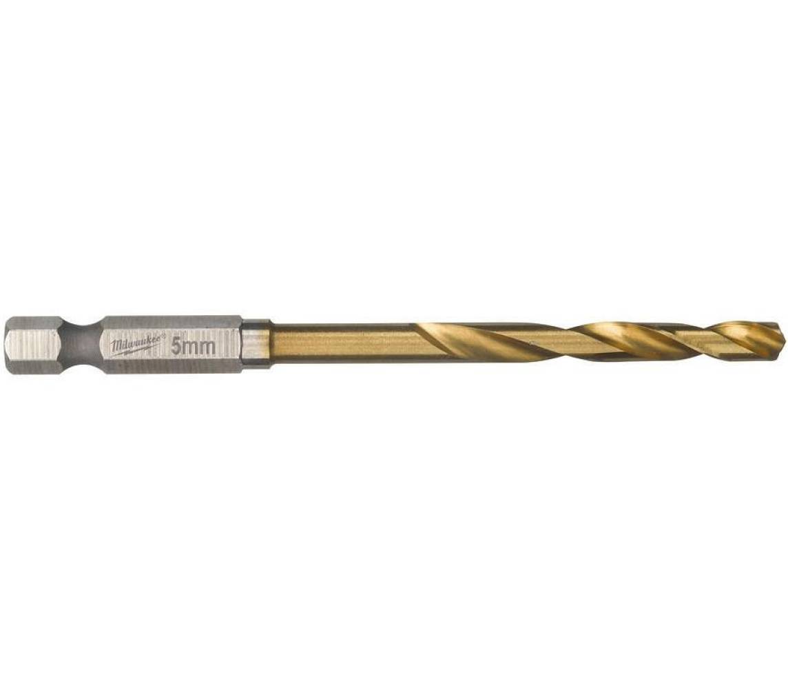 Metallipuur 5.0mm 1/4" löögikindel shockwave hss-g tin Milwaukee