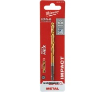 Metallipuur 6.8mm 1/4" löögikindel shockwave hss-g tin Milwaukee
