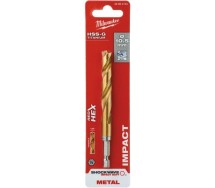 Metallipuur 10.5mm 1/4" löögikindel shockwave hss-g tin Milwaukee