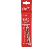 Metallipuur 4.0mm 2tk red cobalt hss-g din 338 Milwaukee