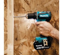 Akutrell+löökkruvikeeraja combokit 18v 2x5.0ah li-ion (ddf485+dtd153) makita