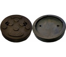 Kummipadi autotõstukile ümmargune 120/105mm. kõrgus 30mm (twinbusch)
