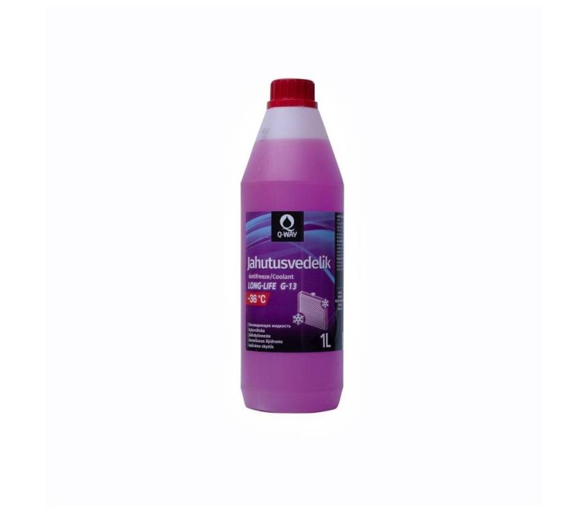 Jahutusvedelik QWAY -36*C, LONG-LIFE G-13, 1L (lilla)