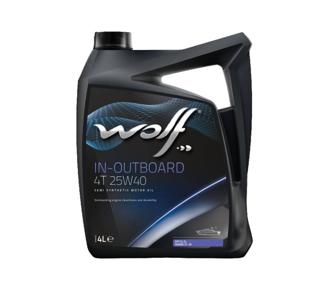 Wolf In-outboard 4T 25w40 4L