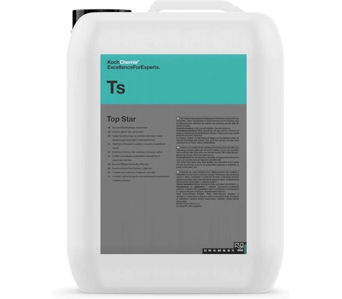 KCU Ts TOP STAR salongi plasti, kummi hooldusvahend 10L/ tk