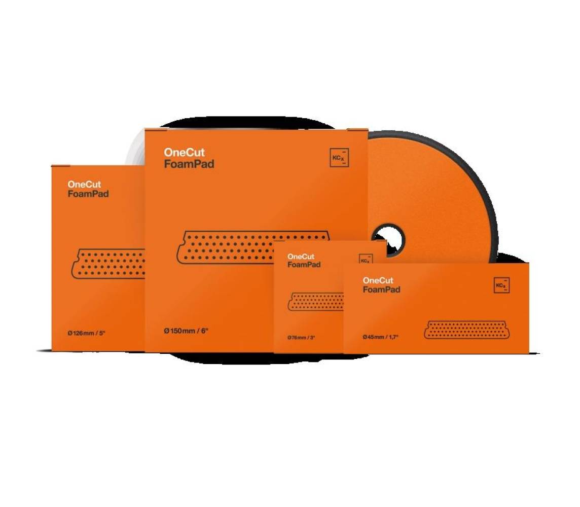 KCU ONE CUT FOAM PAD lihv- ja poleerketas 150*25mm