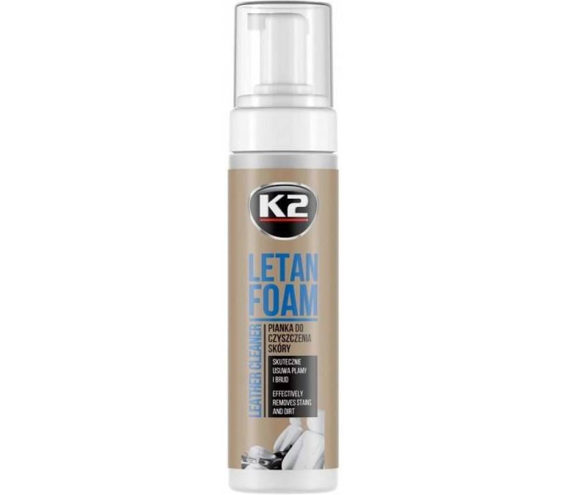 K2 Letan Foam — пена для очистки кожаных поверхностей, 200 мл