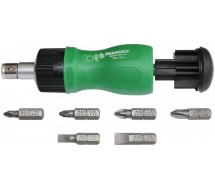 6-os. tirrkruvikeeraja 120mm 1/4" otsikutega ph/pz/sl beargrip