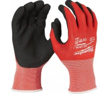 Nitriilvaht nailon-lükra töökindad l/9 lõikekindlus 1/a Milwaukee