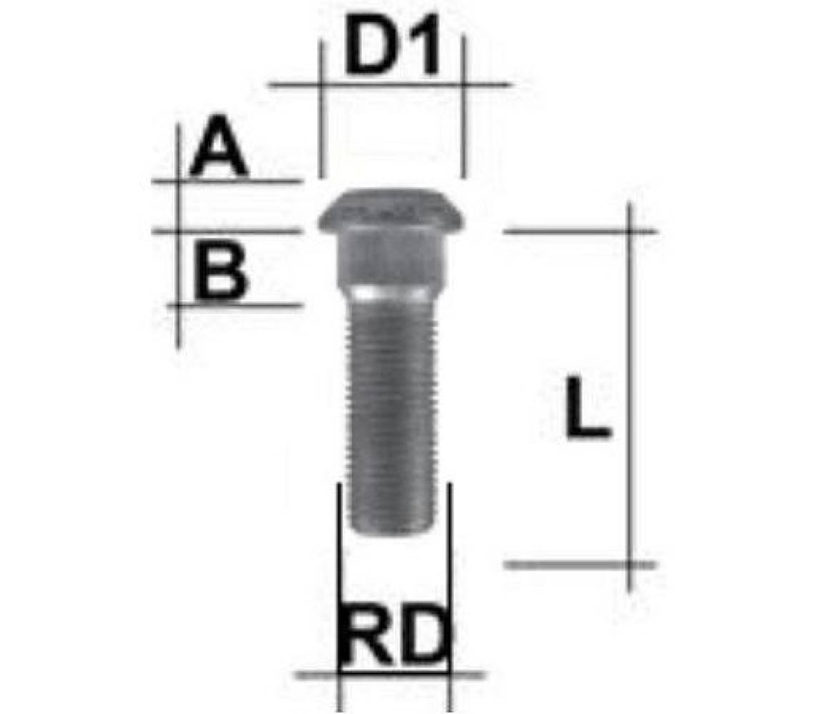 Tikkpolt tp14x1.50/48/16.5 (p48/42/33. d16.5) m1415re42ho8