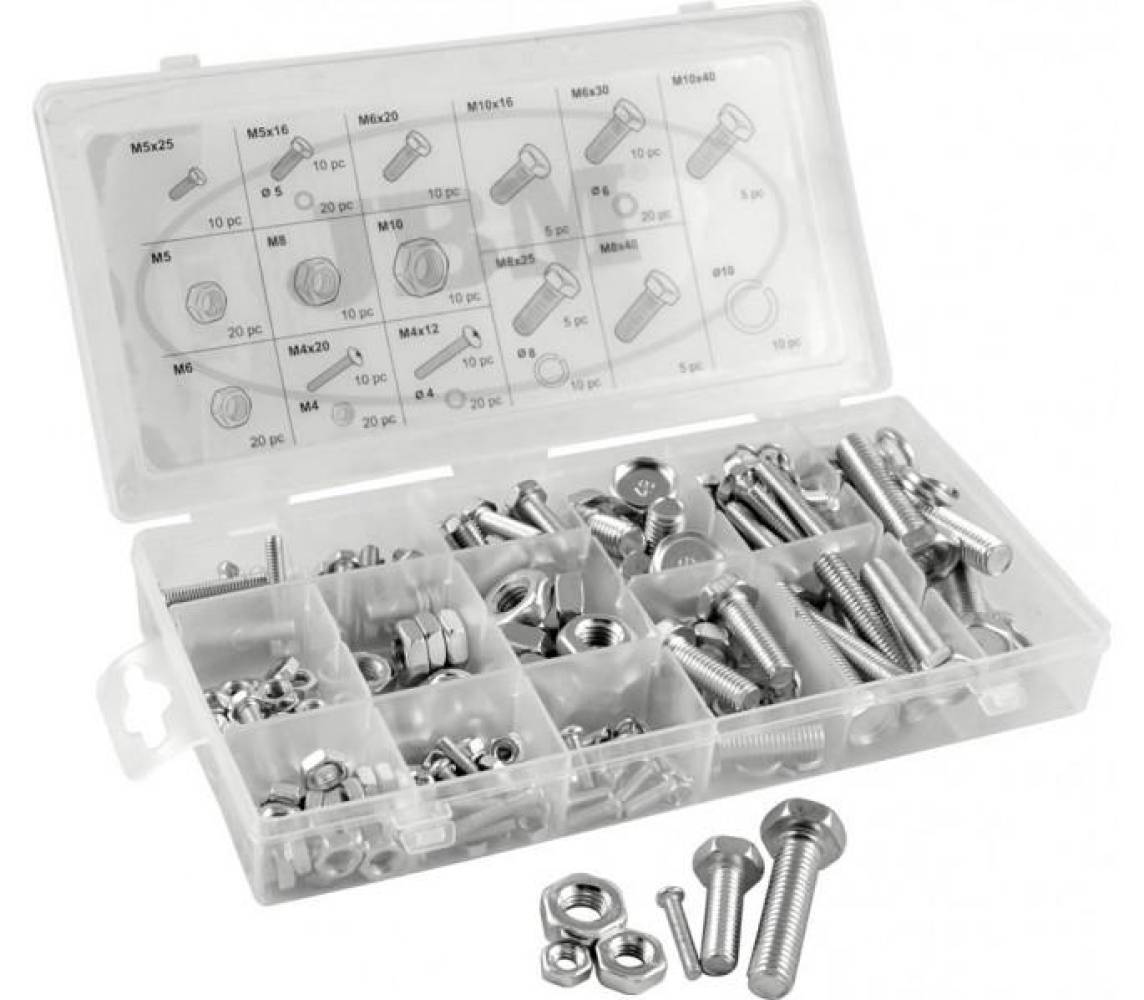 240-os. mutrite ja poltide komplekt m4-m10 JBM