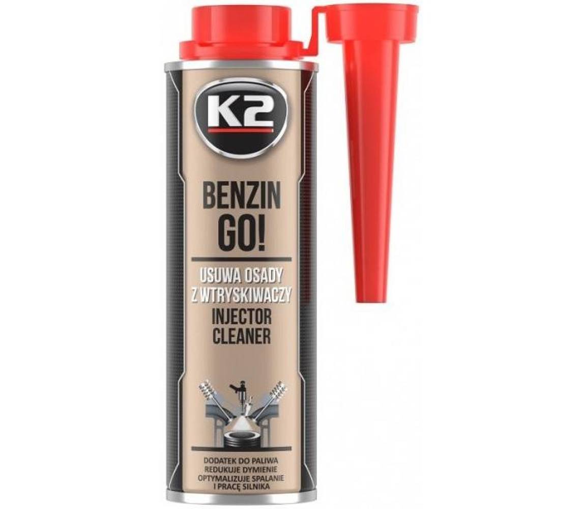 K2 benzin go! bensiinilisand 250ml 45-65l-le