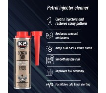 K2 benzin go! bensiinilisand 250ml 45-65l-le