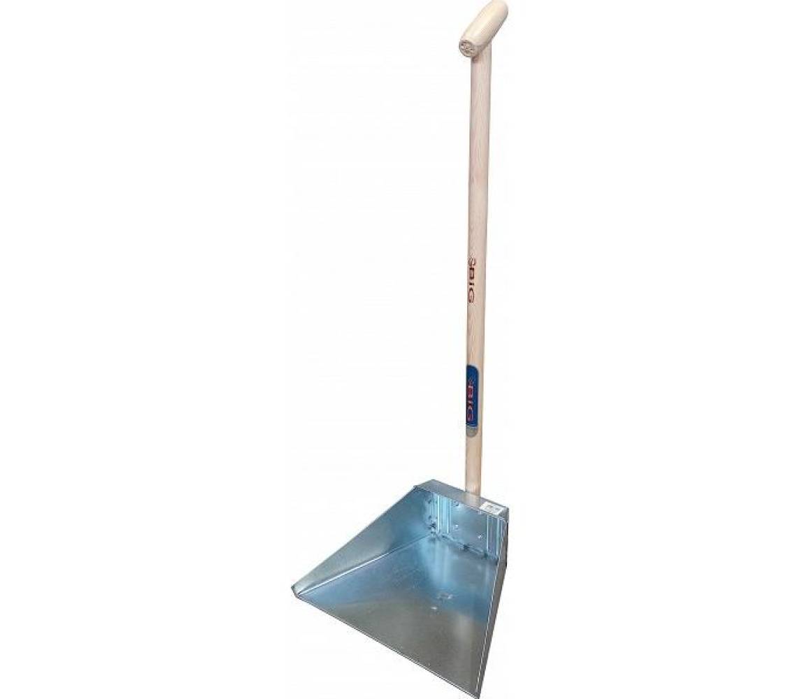 Prügikühvel tsingitud. puitvarrega 900x350mm zlo big