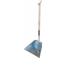 Prügikühvel tsingitud. puitvarrega 900x350mm zlo big