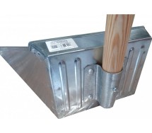 Prügikühvel tsingitud. puitvarrega 900x350mm zlo big