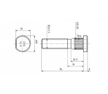 550013234 Krone/gigant rattapolt 22x1.5x95