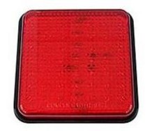 LED tagatuli. kandiline 1-os. punane 100x100mm