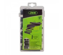 127-os. termokahanevate juhtmeisol. kompl. 2-13mm must JBM