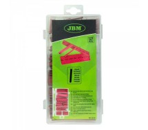 127-os. termokahanevate juhtmeisol. kompl. 2-13mm punane JBM