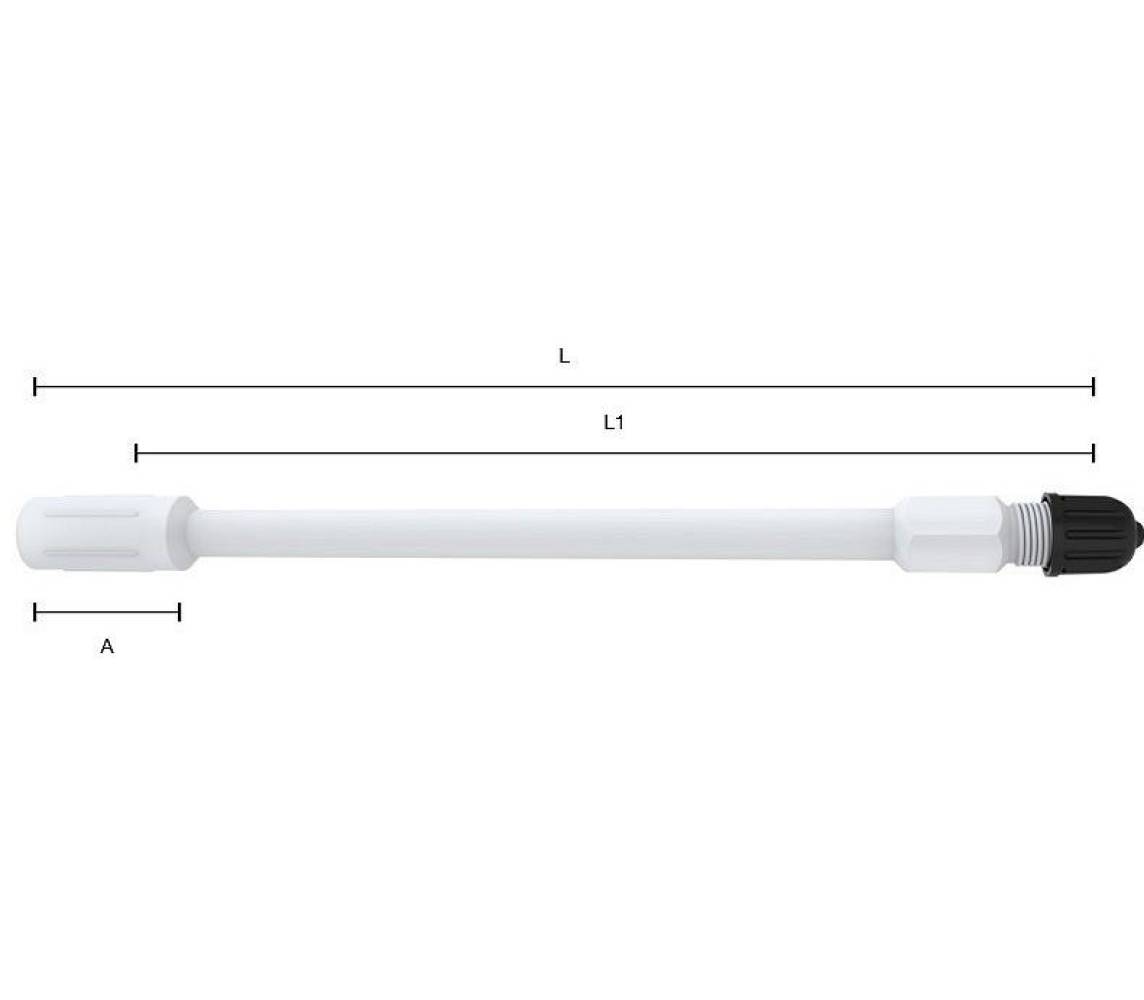 Ventiilipikendus 170mm. plast (v9-16-6) wonder